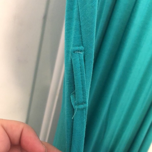 🇺🇸NWOT 🎉 HP 🎉 Aquamarine maxi dress, size L - Picture 5 of 5